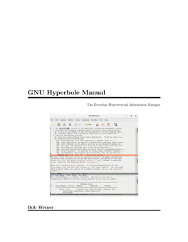 GNU Hyperbole Manual