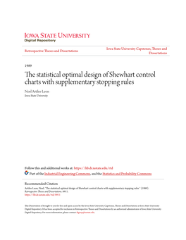 The Statistical Optimal Design of Shewhart Control Charts with Supplementary Stopping Rules