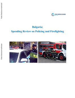 Bulgaria: Spending Review on Policing and Firefighting