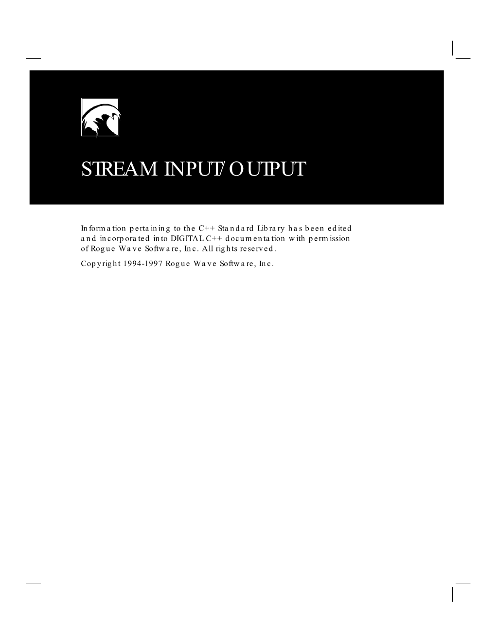 Stream Input/Output