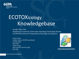 Ecotoxicology Knowledgebase
