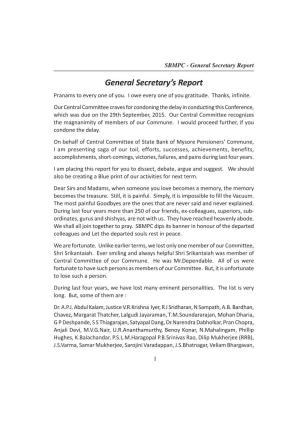 General Secretary Report.Pmd
