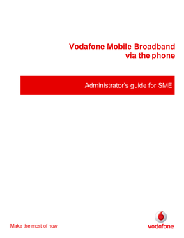 Vodafone Mobile Broadband Via Thephone