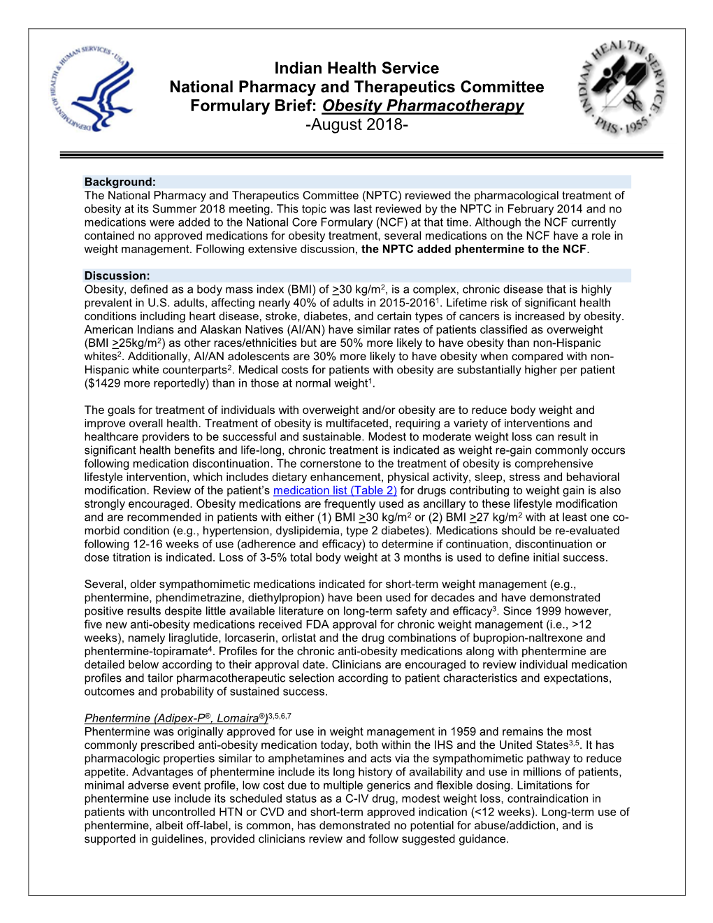 Obesity Treatment, Several Medications on the NCF Have a Role in Weight Management