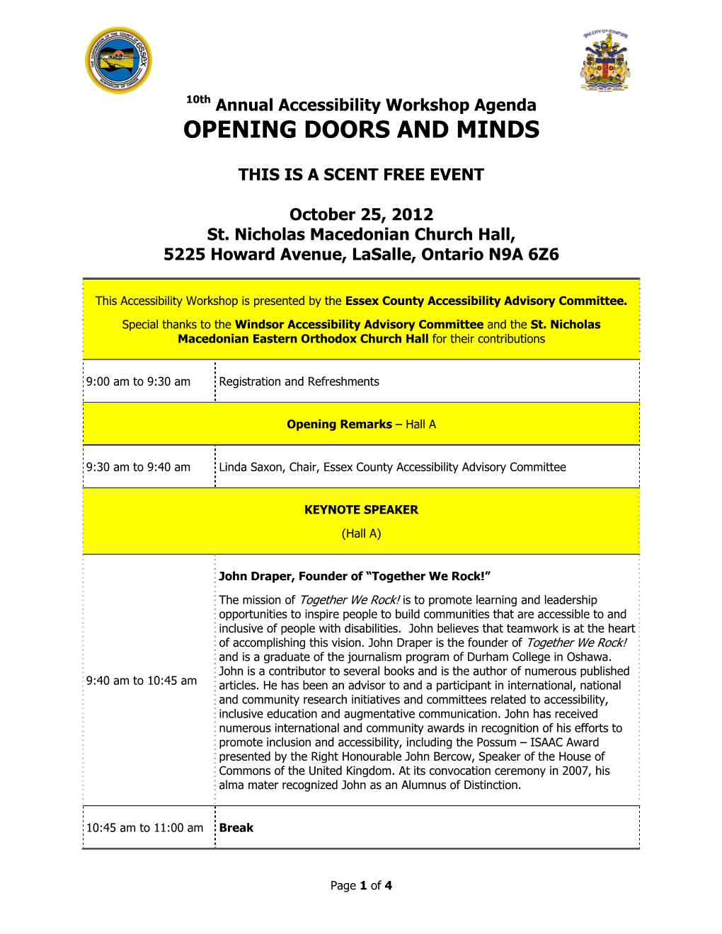 2012 Workshop Agenda ‎(PDF)