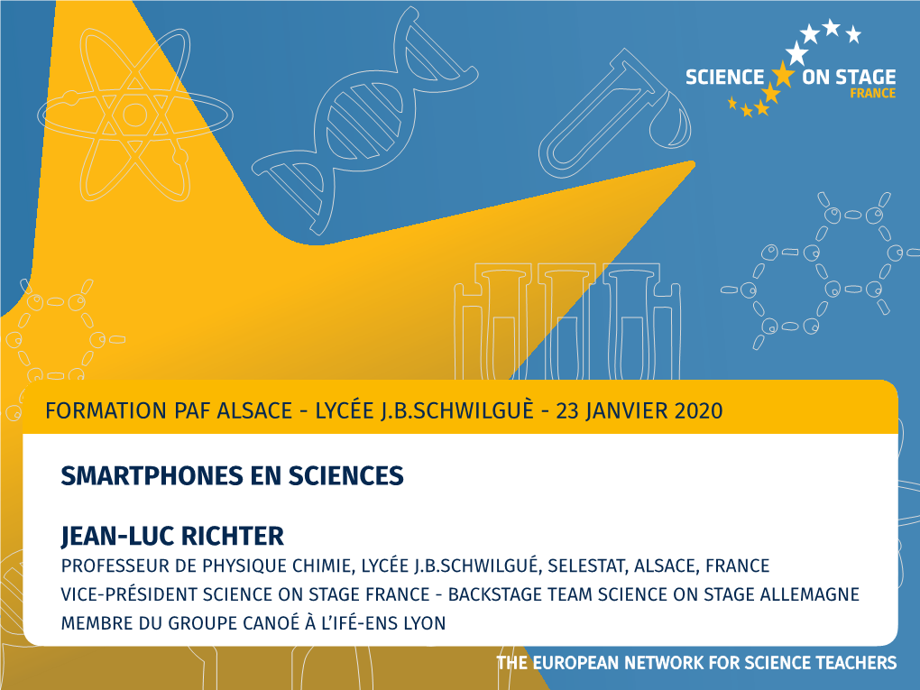 Smartphones En Sciences Jean-Luc Richter