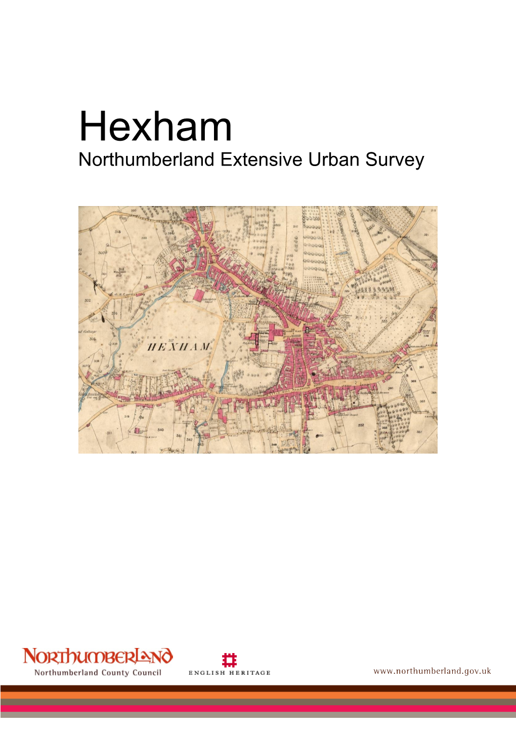 Hexham Northumberland Extensive Urban Survey