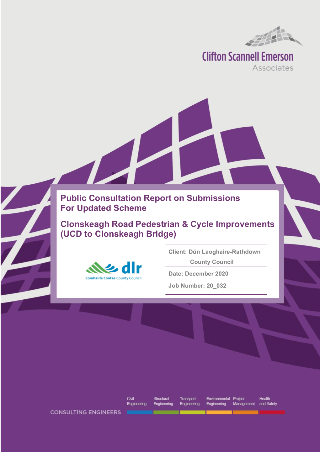 Clonskeagh Cycle Route Public Consultation Report