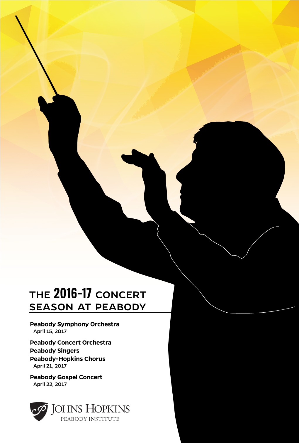 The 2016–17 Concert Season at Peabody