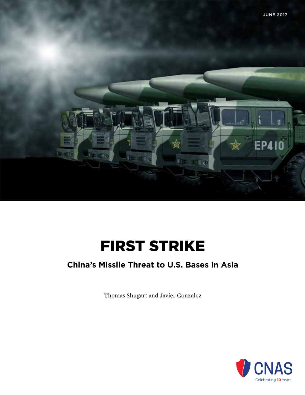 FIRST STRIKE China’S Missile Threat to U.S