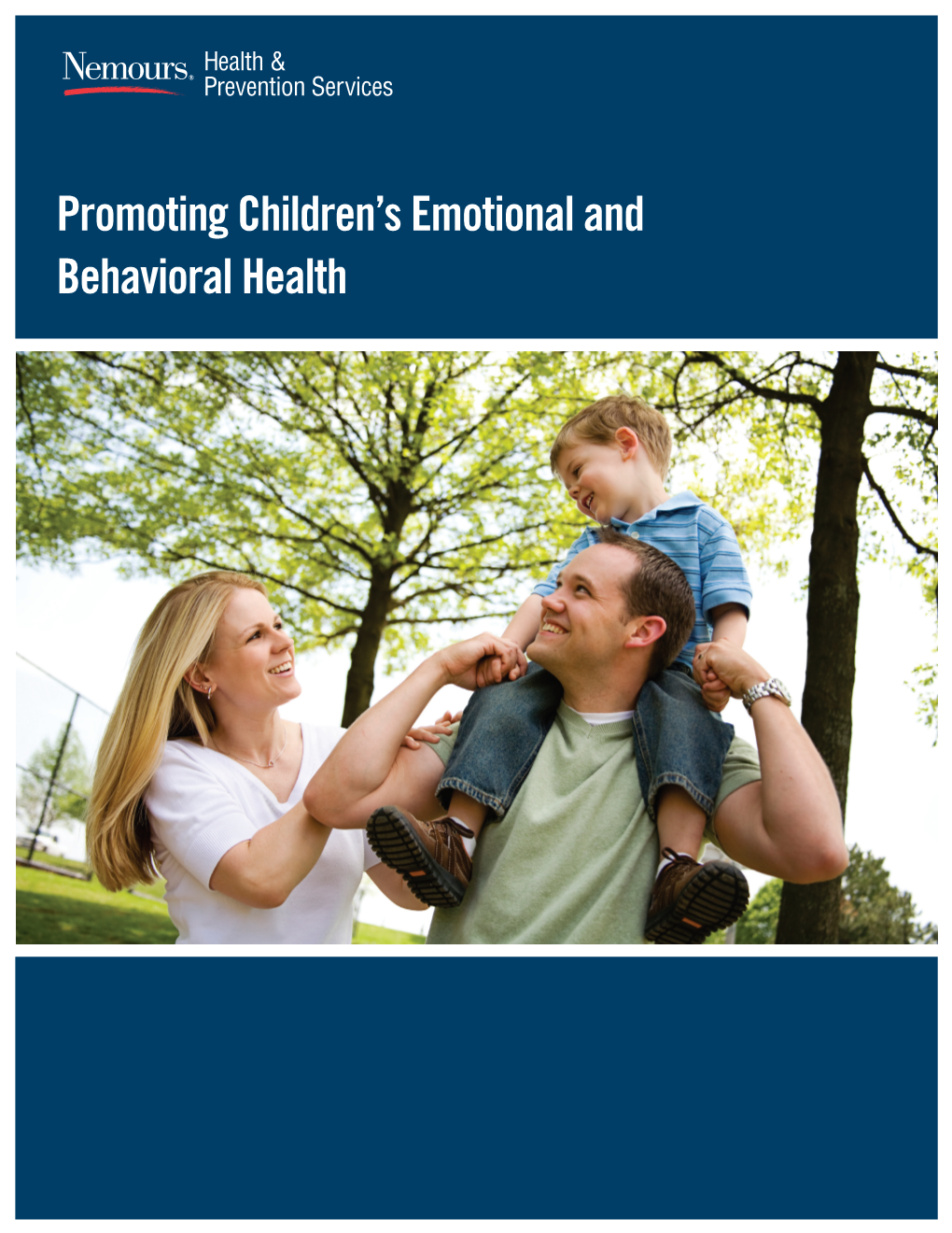 Promoting Children's Emotional and Behavioral Health