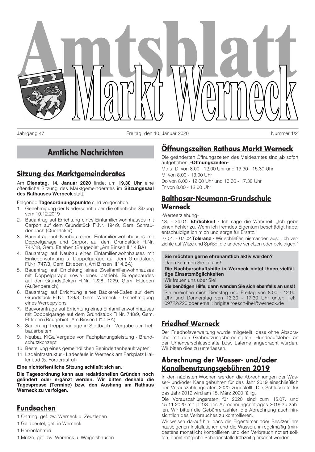 Amtsblatt Markt Werneck 79