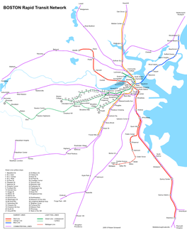 BOSTON Rapid Transit Network Wedgemere Oak Grove Newburyport Rockport