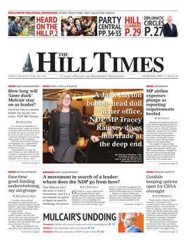 Mulcair's Undoing Hill