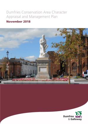 Dumfries Conservation Area Character Appraisal and Management Plan November 2018