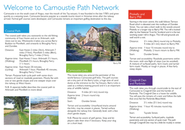 Welcome to Carnoustie Path Network Network Path Carnoustie to Welcome