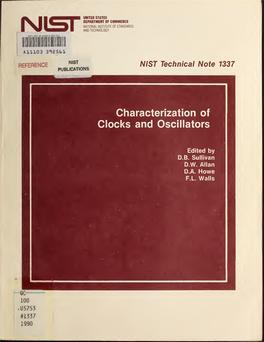 Characterization of Clocks and Oscillators