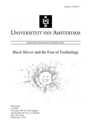 Black Mirror and the Fear of Technology