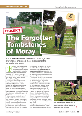 The Forgotten Tombstones of Moray