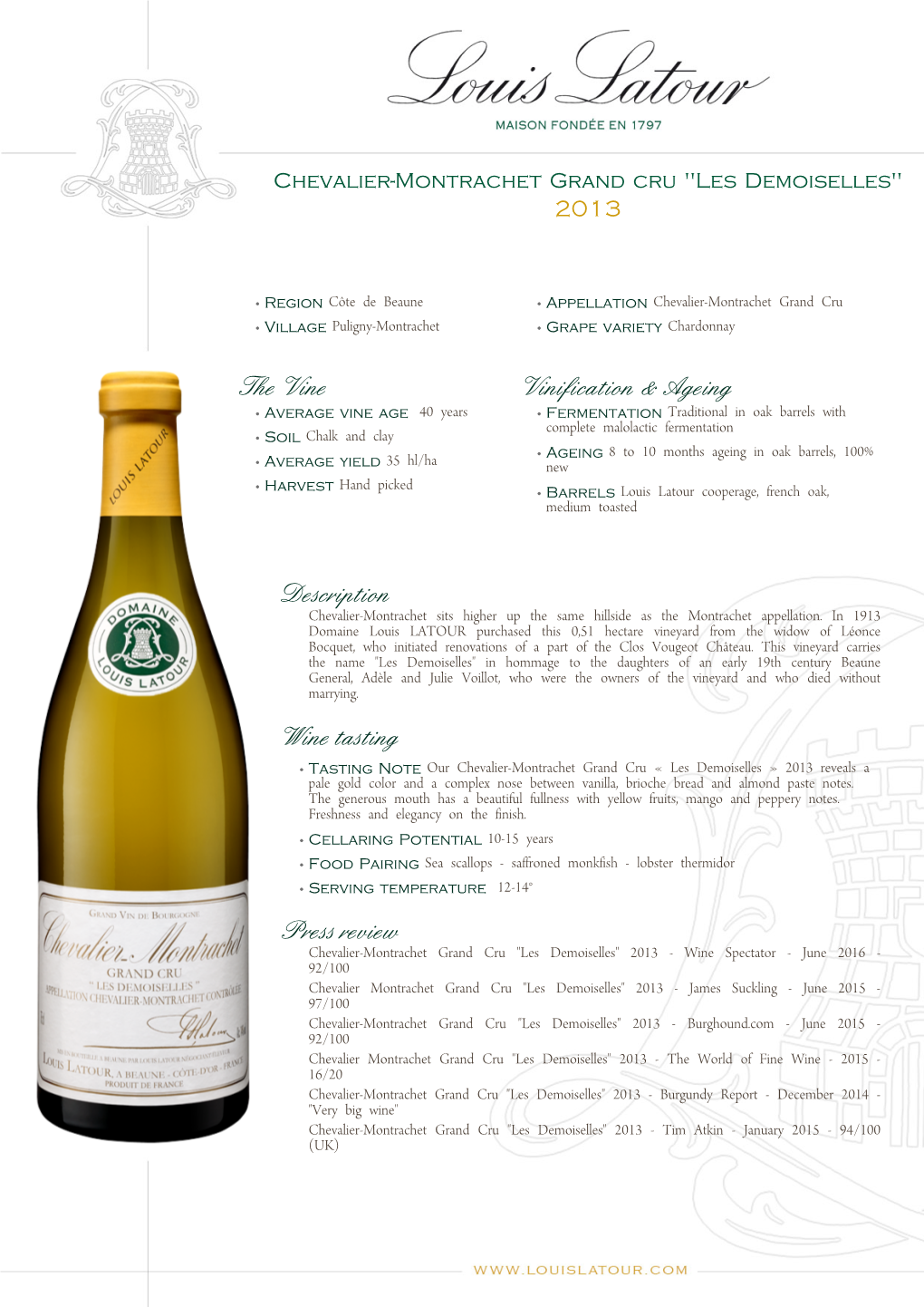 Chevalier-Montrachet Grand Cru 