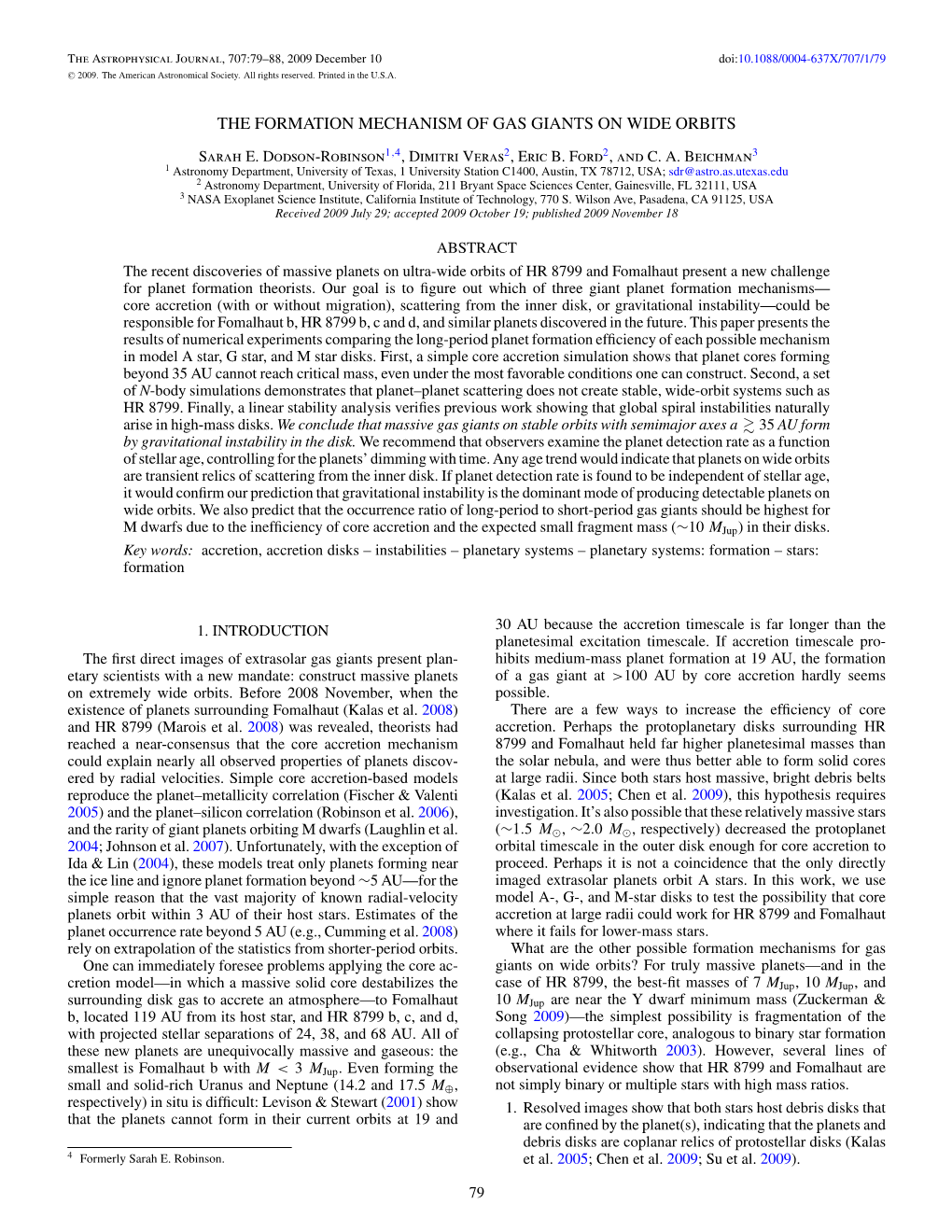 The Formation Mechanism of Gas Giants on Wide Orbits