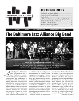 The Baltimore Jazz Alliance Big Band