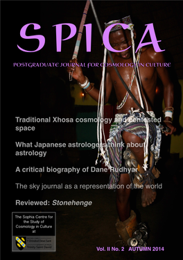 Traditional Xhosa Cosmology and Contested Space What Japanese
