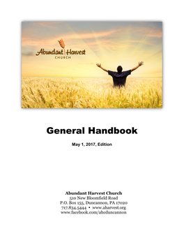 General Handbook