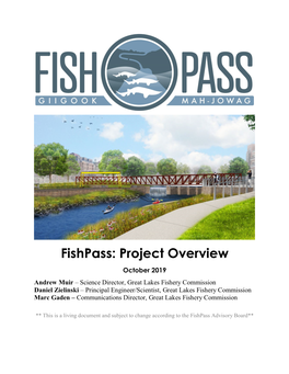 Detailed Fishpass Project Overview