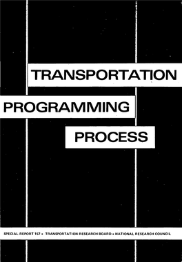 Transportation Programming Process*