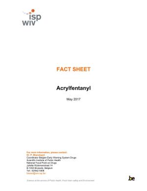 FACT SHEET Acrylfentanyl