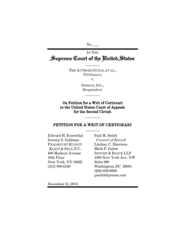 Authors Guild V. Google, Inc., 804 F.3D 202 (2D Cir