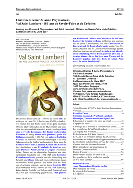Val Saint Lambert - 180 Ans De Savoir-Faire Et De Création