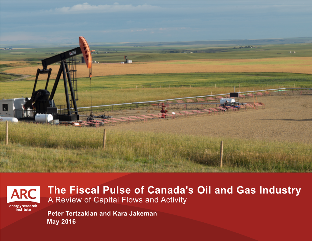 The Fiscal Pulse of Canada's Oil and Gas Industry