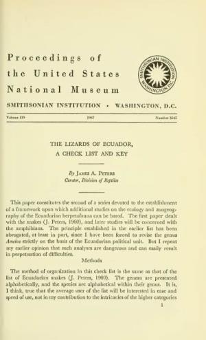 Proceedings of the United States National Museum ^^^5^^