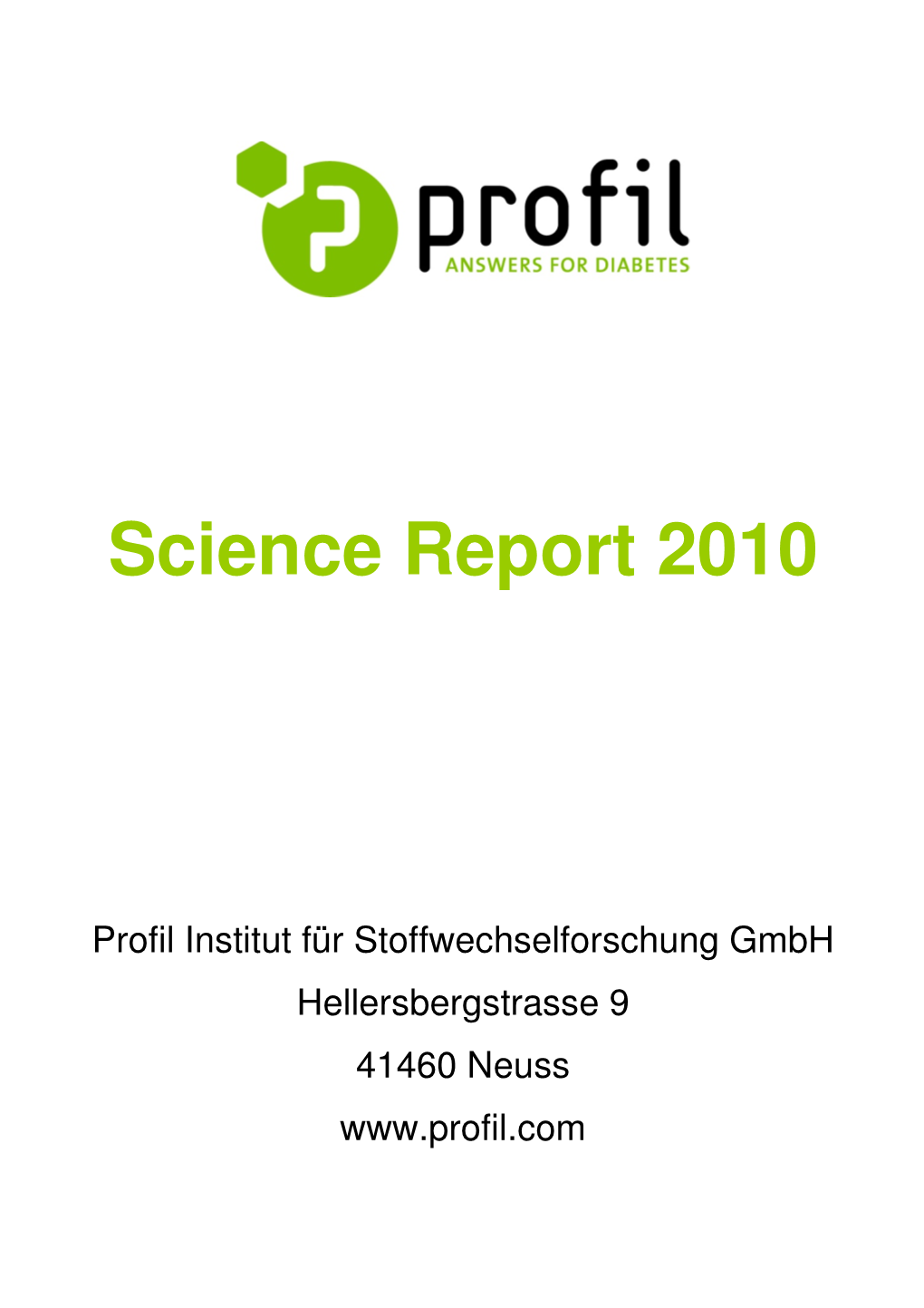 Science Report 2010