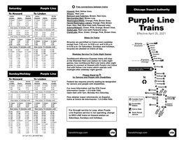 Purple Line Trains