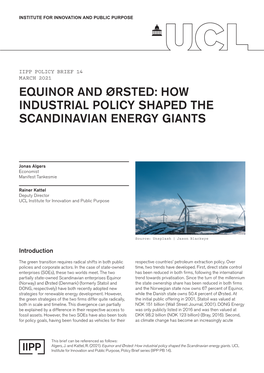 Equinor and Ørsted: How Industrial Policy Shaped the Scandinavian Energy Giants