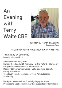 An Evening with Terry Waite CBE