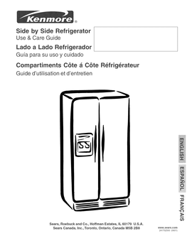 C6te R Frig Rateur Guide D'utilisation Et D'entretien