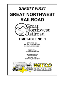 Great Northwest Railroad