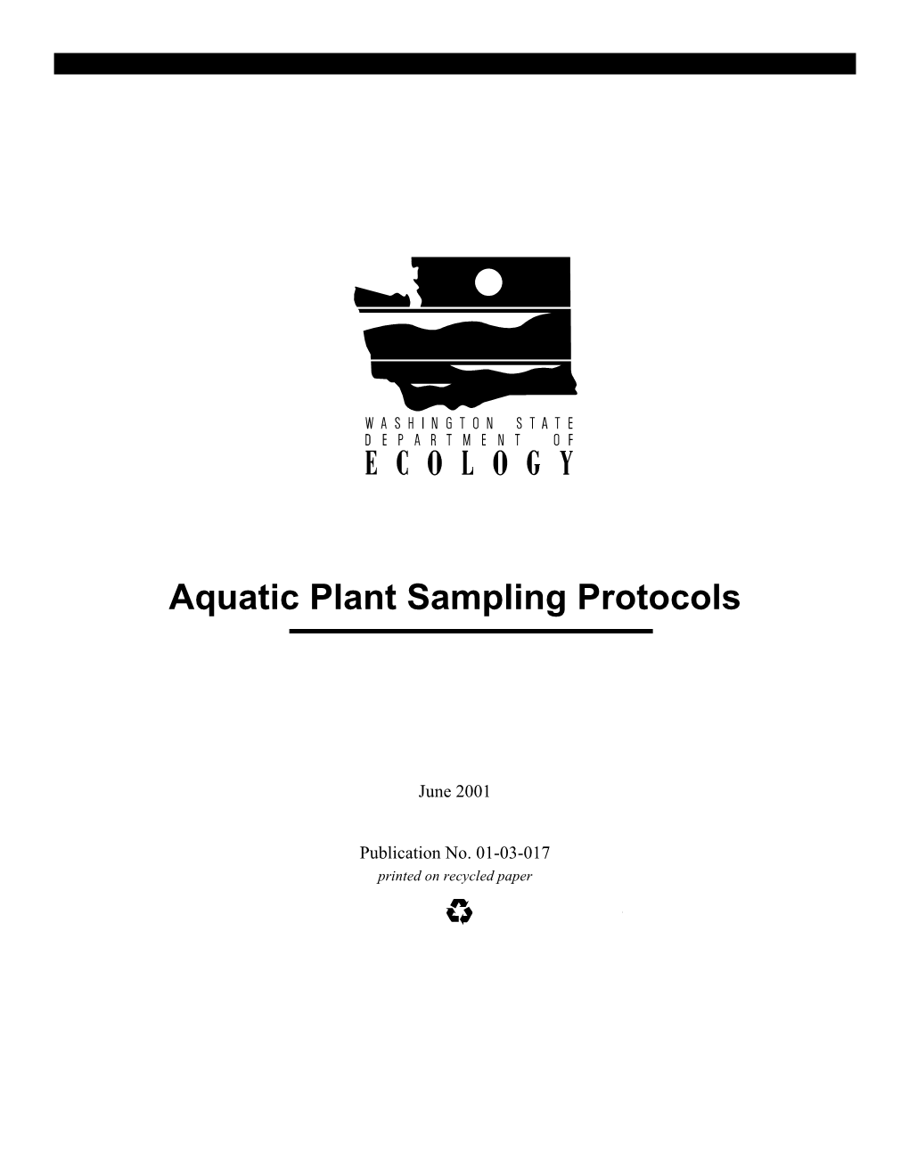 Aquatic Plant Sampling Protocols DocsLib