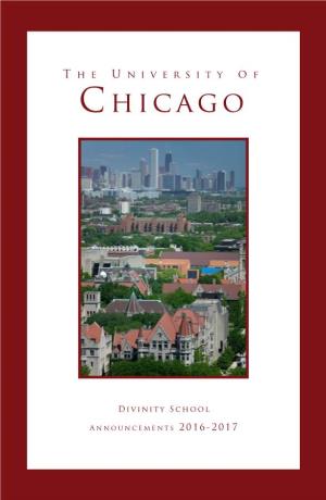 2016-2017 University of Chicago 3