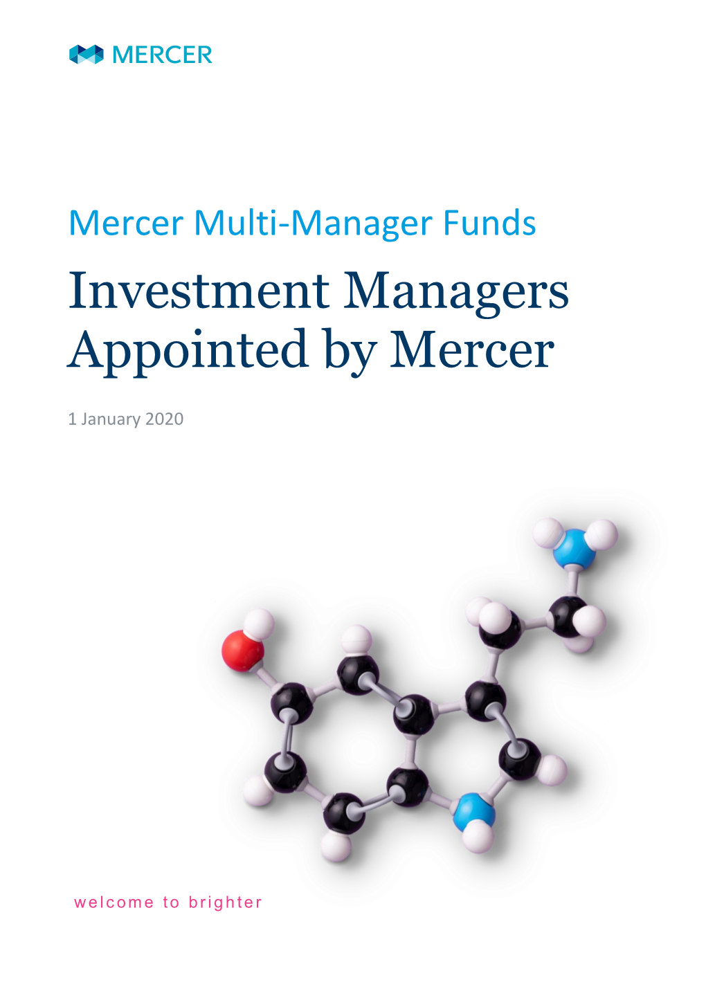 Investment Managers Appointed by Mercer