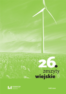 Zeszyty Wiejskie 26 (2020) Uniwersytet Łódzki