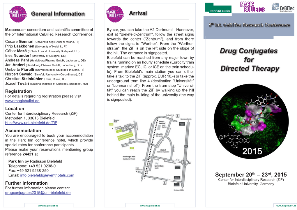 Drug Conjugates for Directed Therapy”