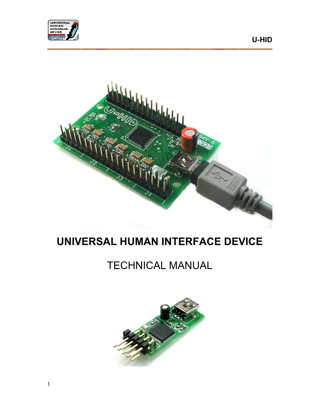 Universal Human Interface Device Technical Manual