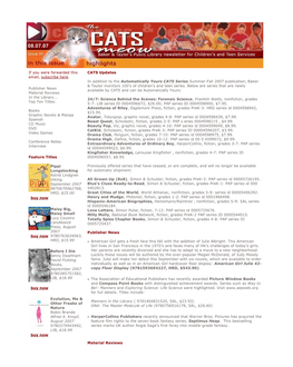 Page 1 of 8 Cats Meow 8/7/2007 File://G:\E-Marketing