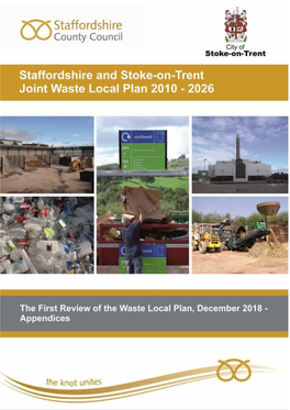Appendix 1: Permitted and Operational Waste Management Facilities Within the Plan Area at March 2018 the First Review of the Waste Local Plan, December 2018