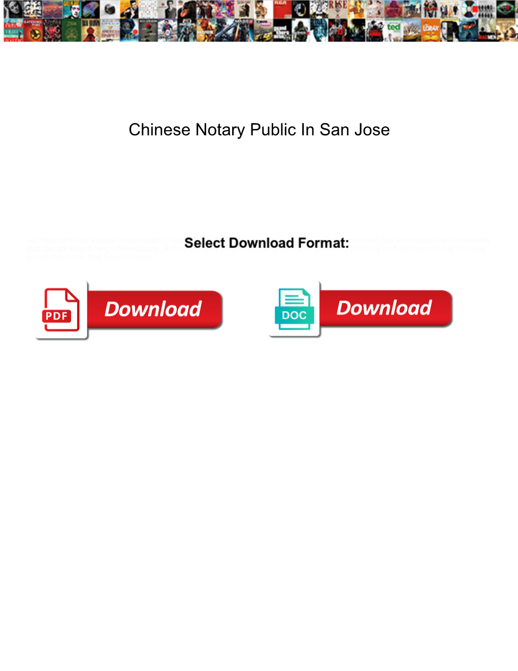 Chinese Notary Public in San Jose